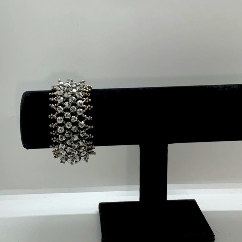 Unique Intricate Pattern Seed Bead Bracelet with 2 Size Options
